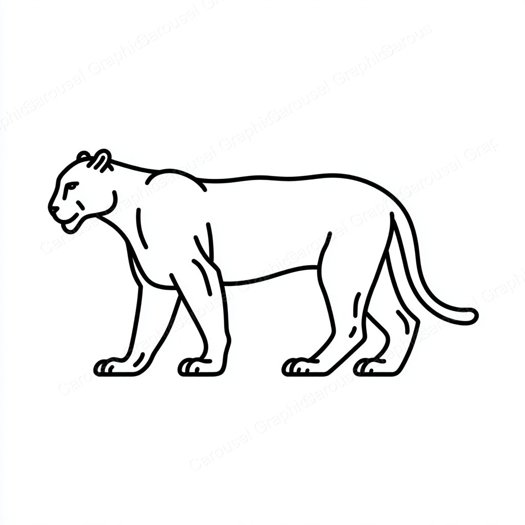 Panther Vector Graphic preview