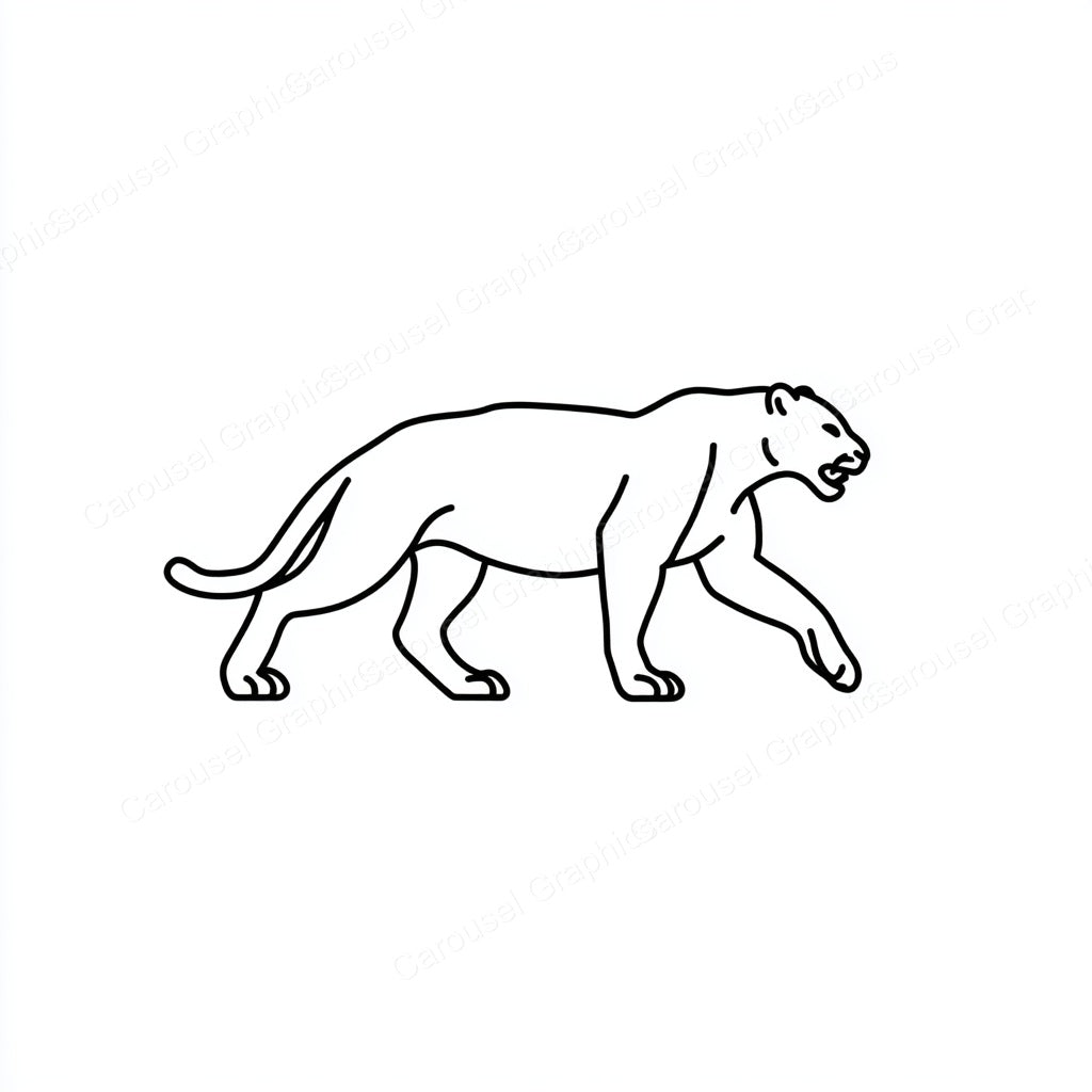 Panther Vector Graphic preview