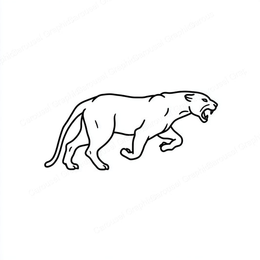 Panther Vector Graphic preview