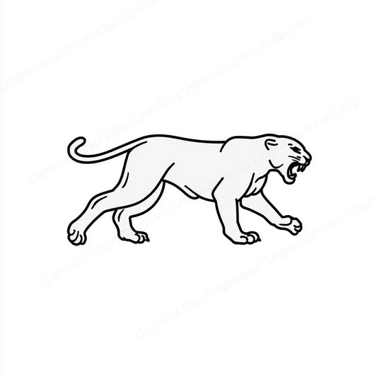 Panther Vector Graphic preview