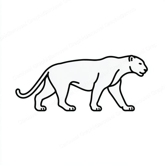 Panther Vector Graphic preview