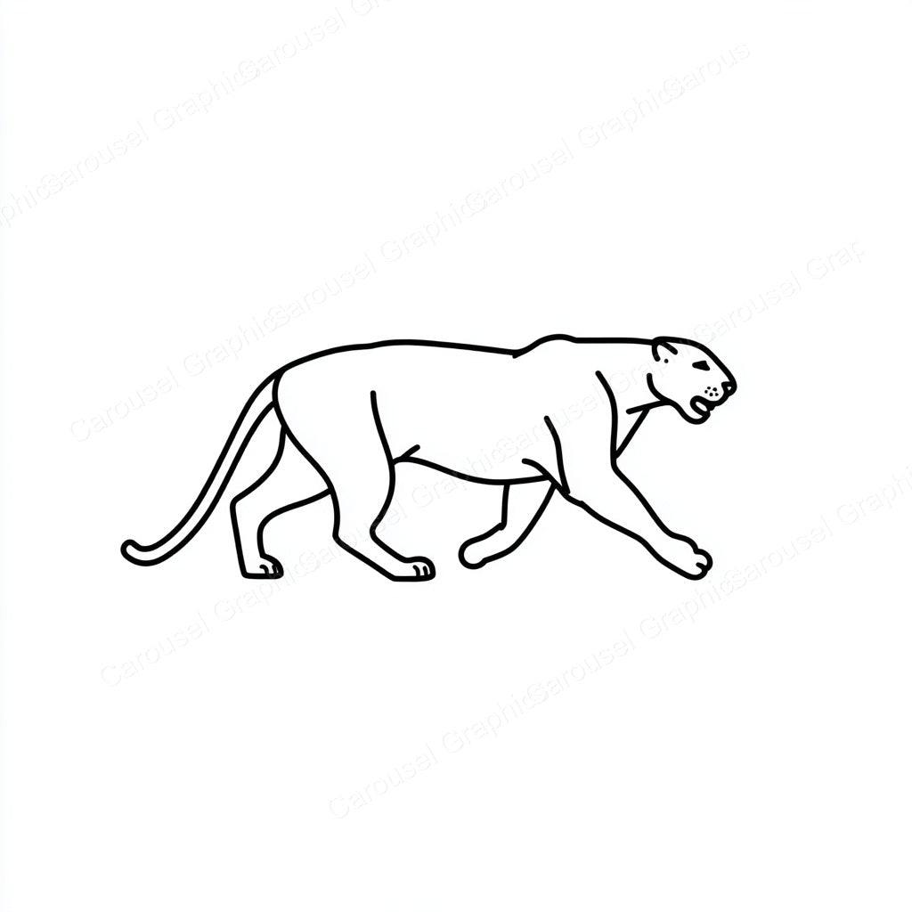 Panther Vector Graphic preview