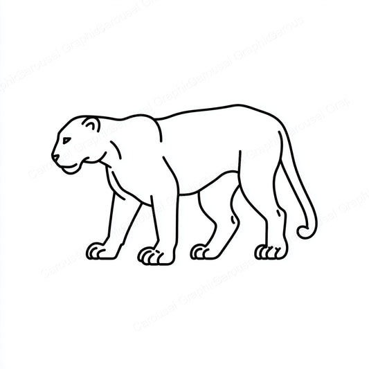 Panther Vector Graphic preview