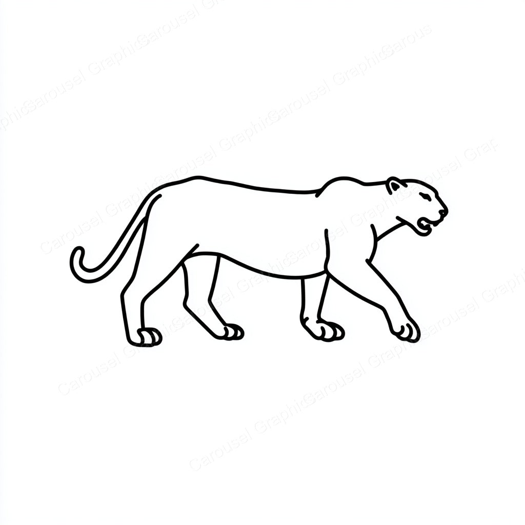 Panther Vector Graphic preview