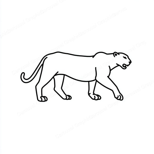 Panther Vector Graphic preview