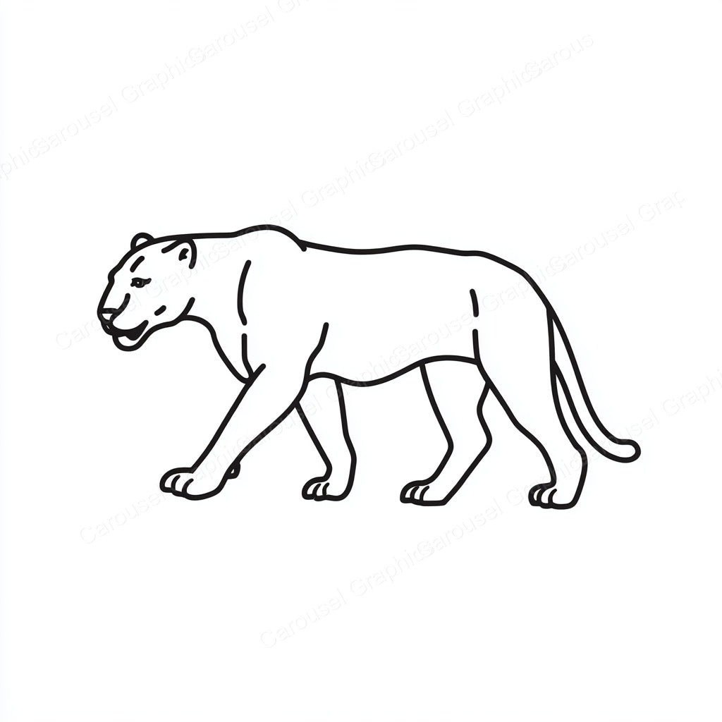Panther Vector Graphic preview