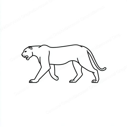 Panther Vector Graphic preview