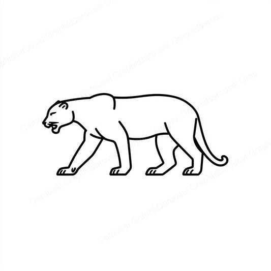 Panther Vector Graphic preview