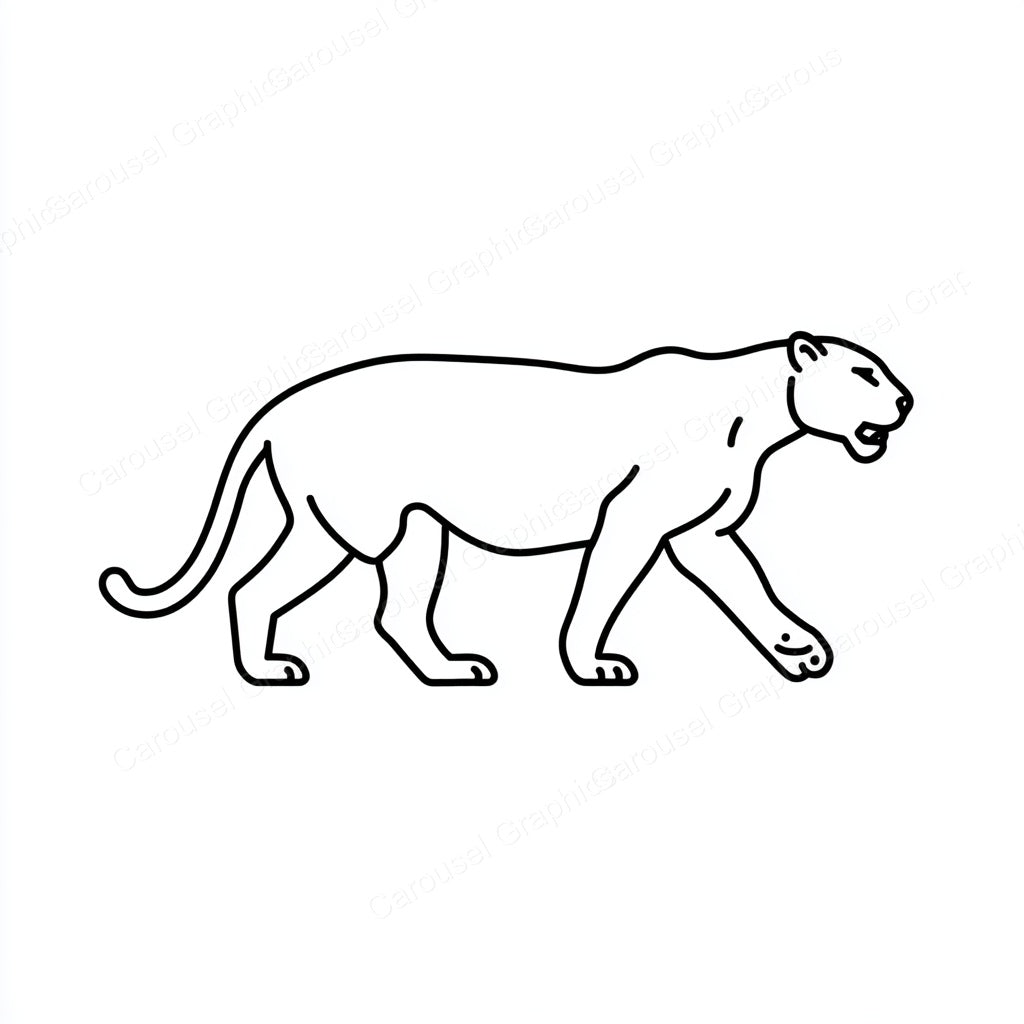 Panther Vector Graphic preview