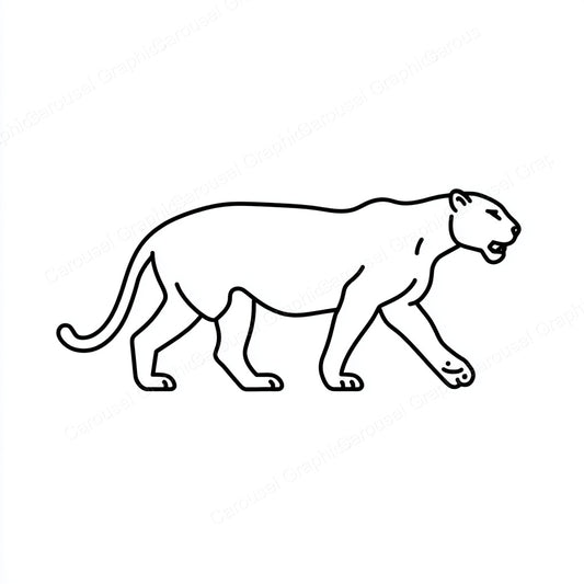 Panther Vector Graphic preview