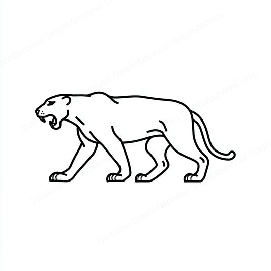 Panther Vector Graphic preview