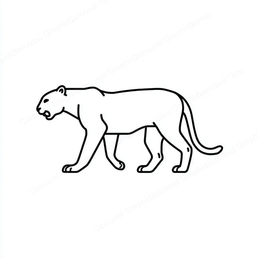 Panther Vector Graphic preview