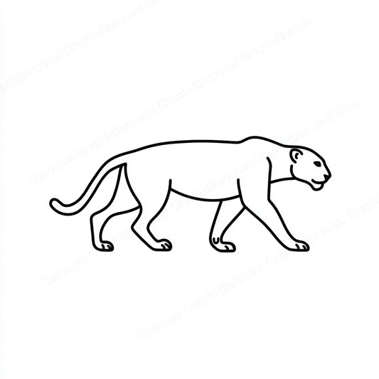 Panther Vector Graphic preview