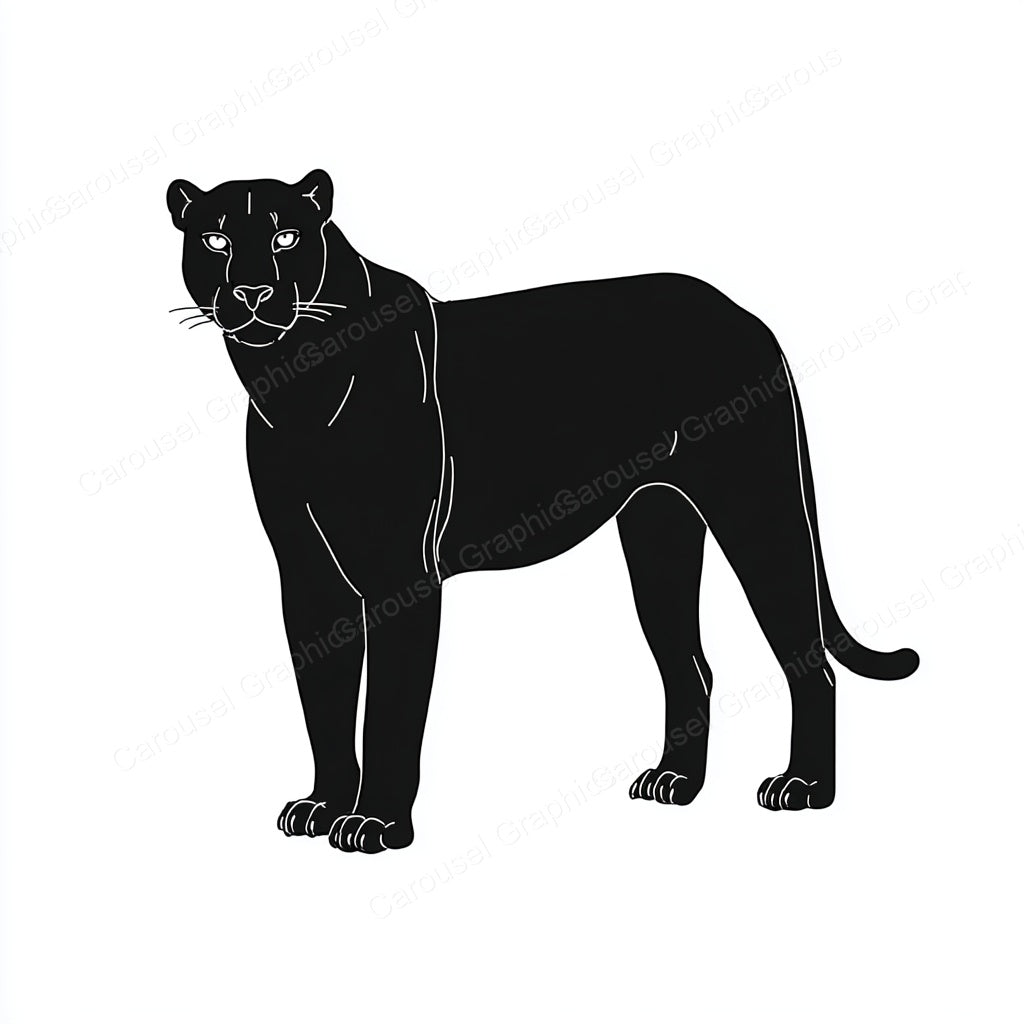 Panther Vector Graphic preview