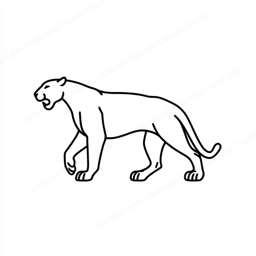 Panther Vector Graphic preview