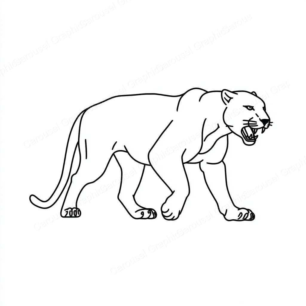 Panther Vector Graphic preview