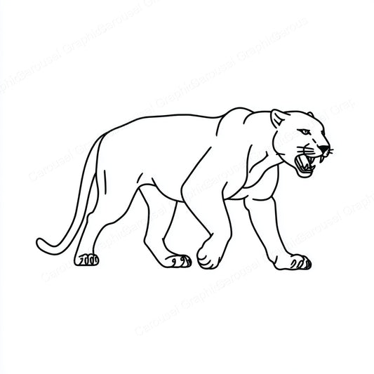 Panther Vector Graphic preview