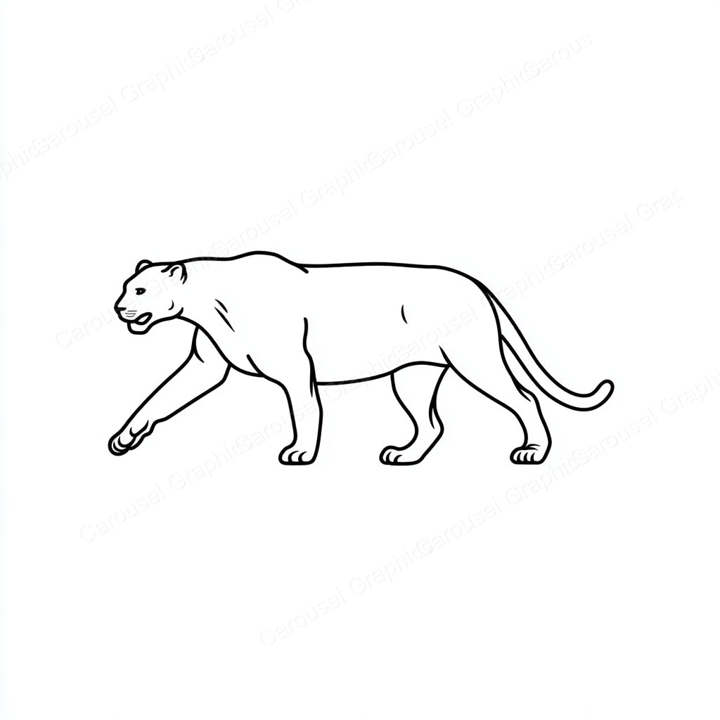 Panther Vector Graphic preview