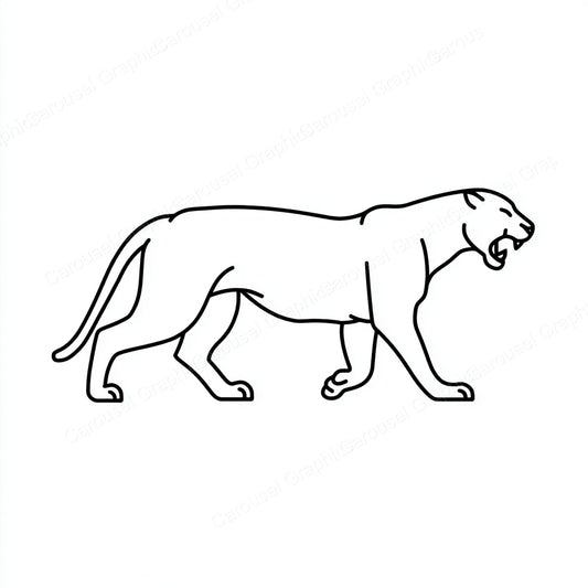 Panther Vector Graphic preview