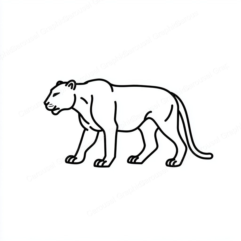 Panther Vector Graphic preview