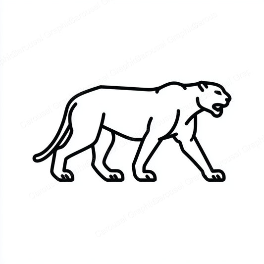 Panther Vector Graphic preview