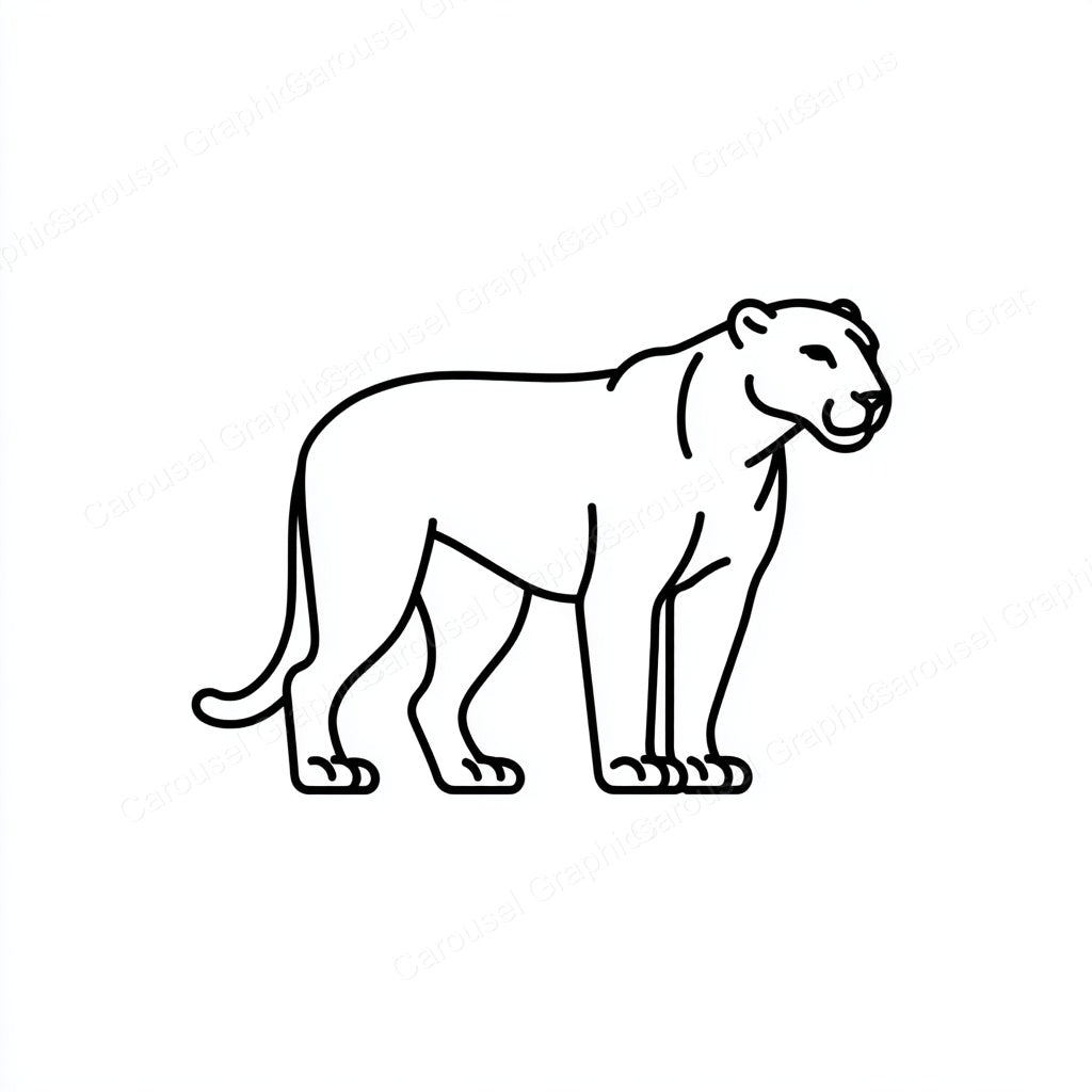 Panther Vector Graphic preview