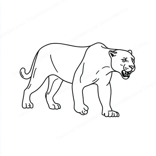Panther Vector Graphic preview