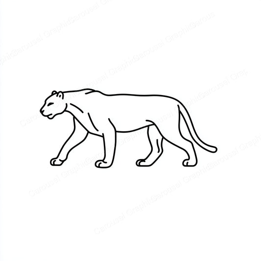 Panther Vector Graphic preview
