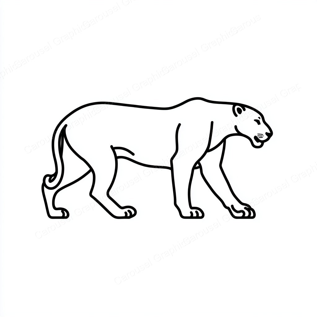 Panther Vector Graphic preview