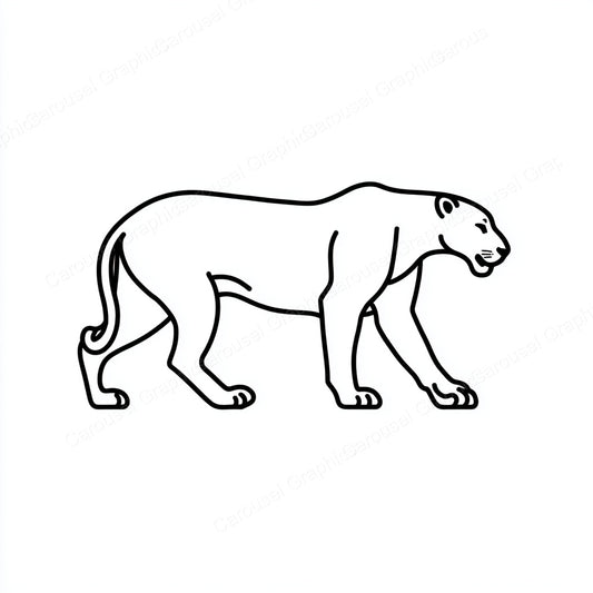 Panther Vector Graphic preview