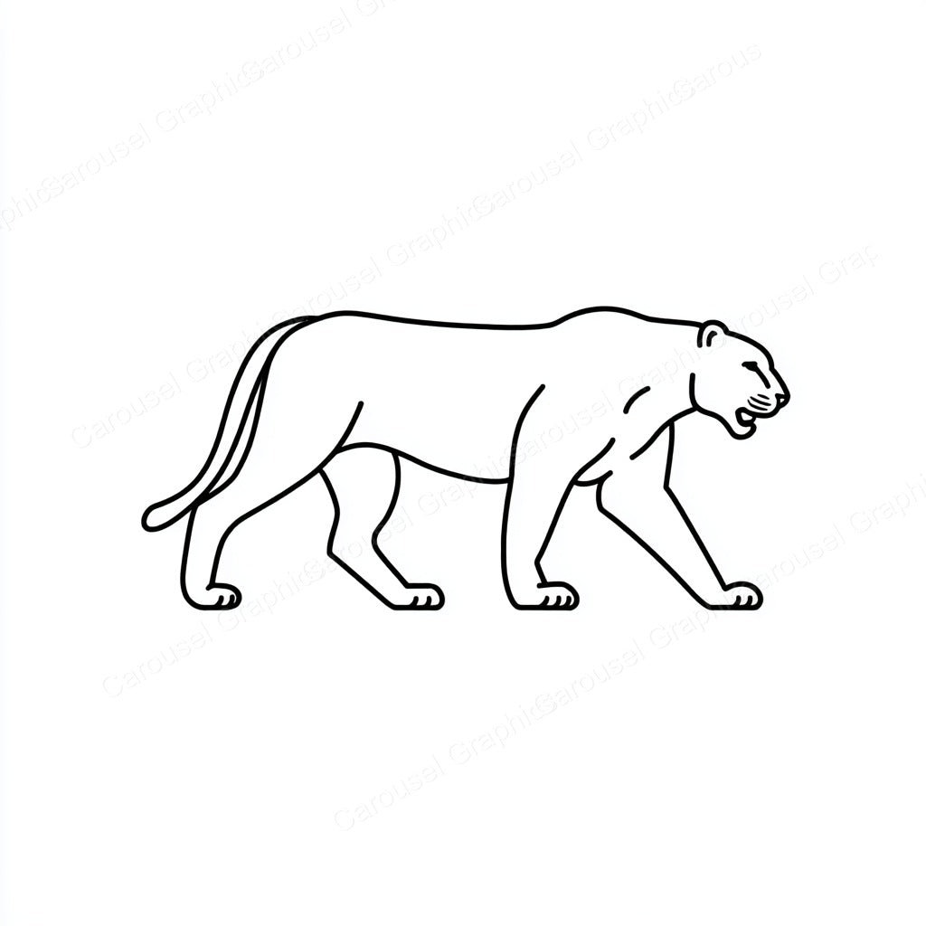 Panther Vector Graphic preview