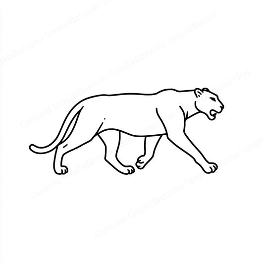 Panther Vector Graphic preview