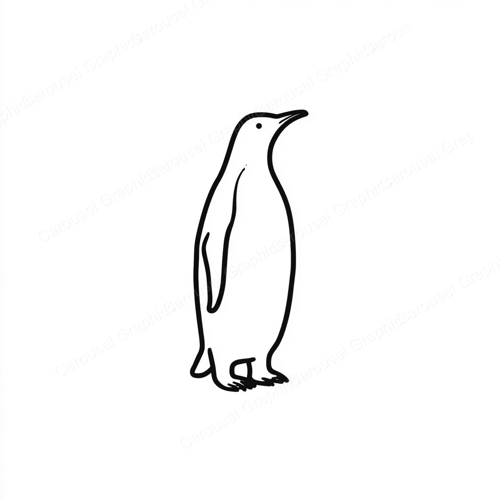 Penguin Vector Graphic preview