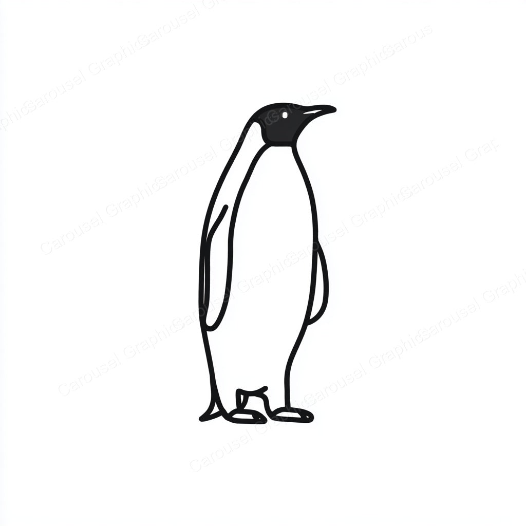 Penguin Vector Graphic preview
