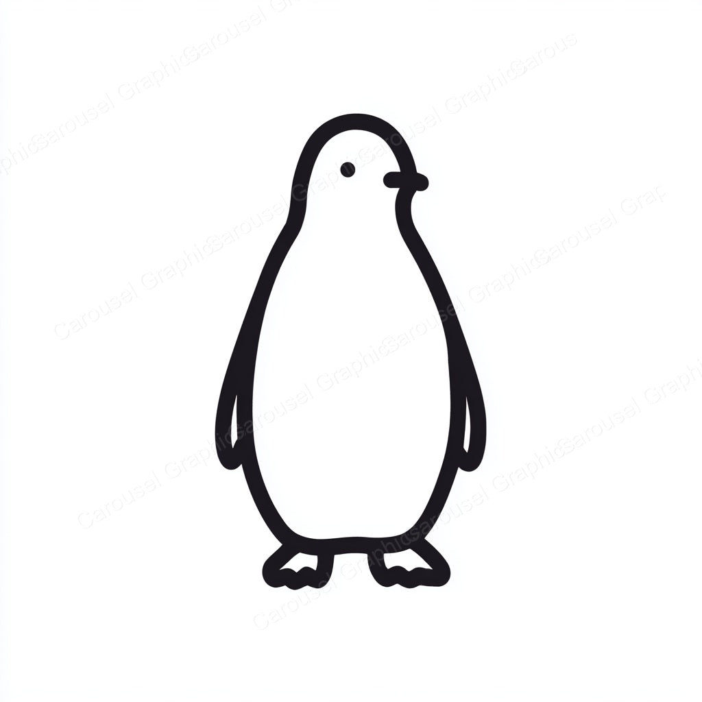 Penguin Vector Graphic preview