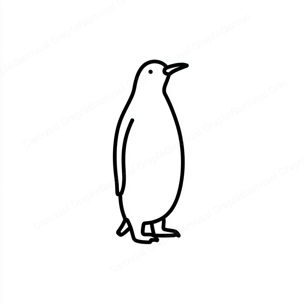 Penguin Vector Graphic preview