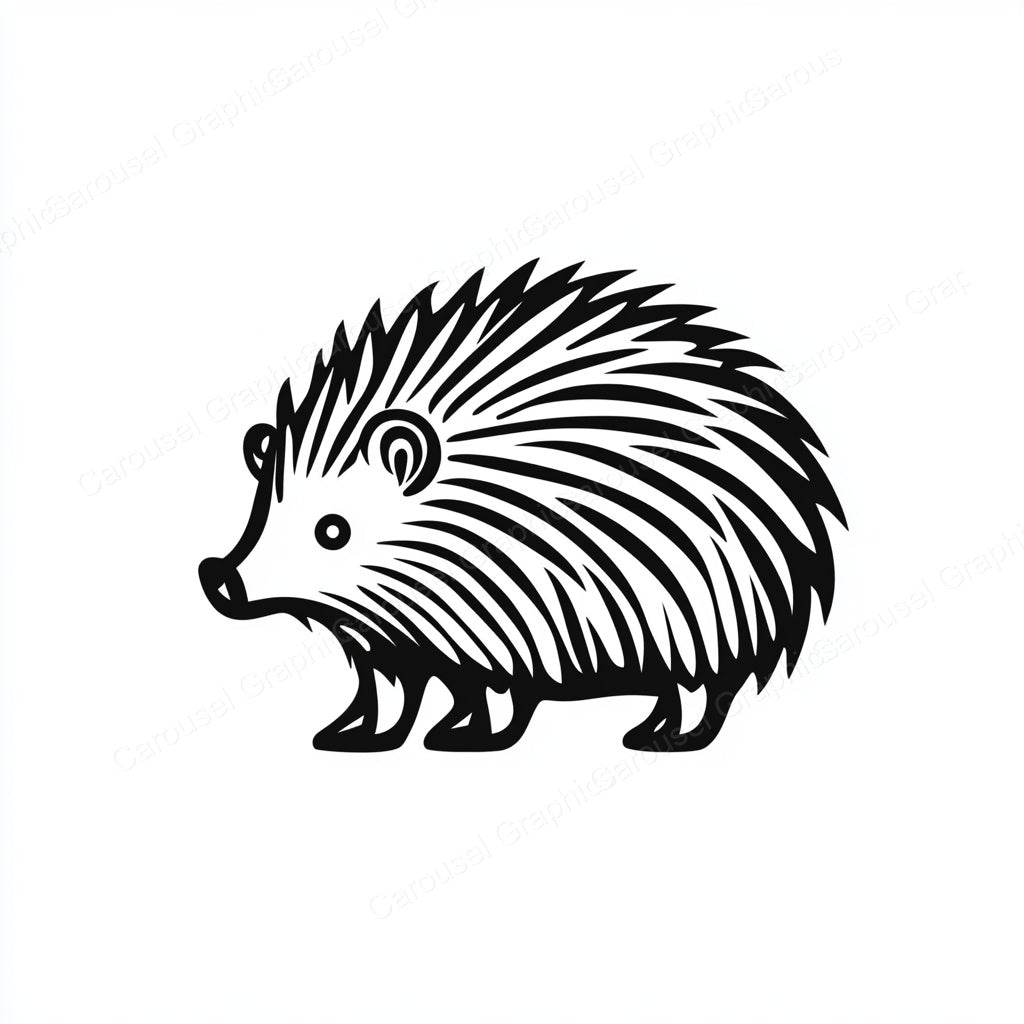 Porcupine Vector Graphic preview