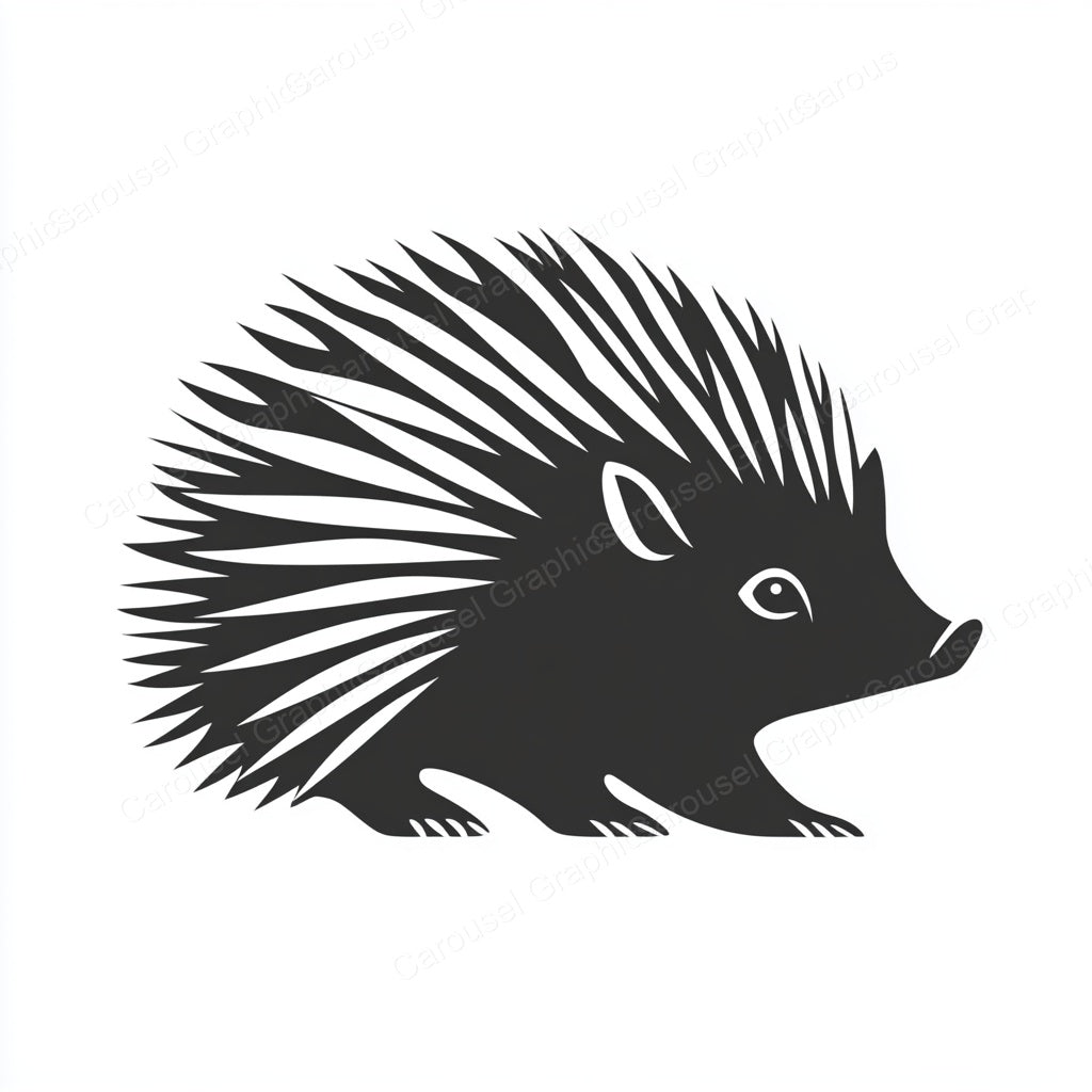 Porcupine Vector Graphic preview