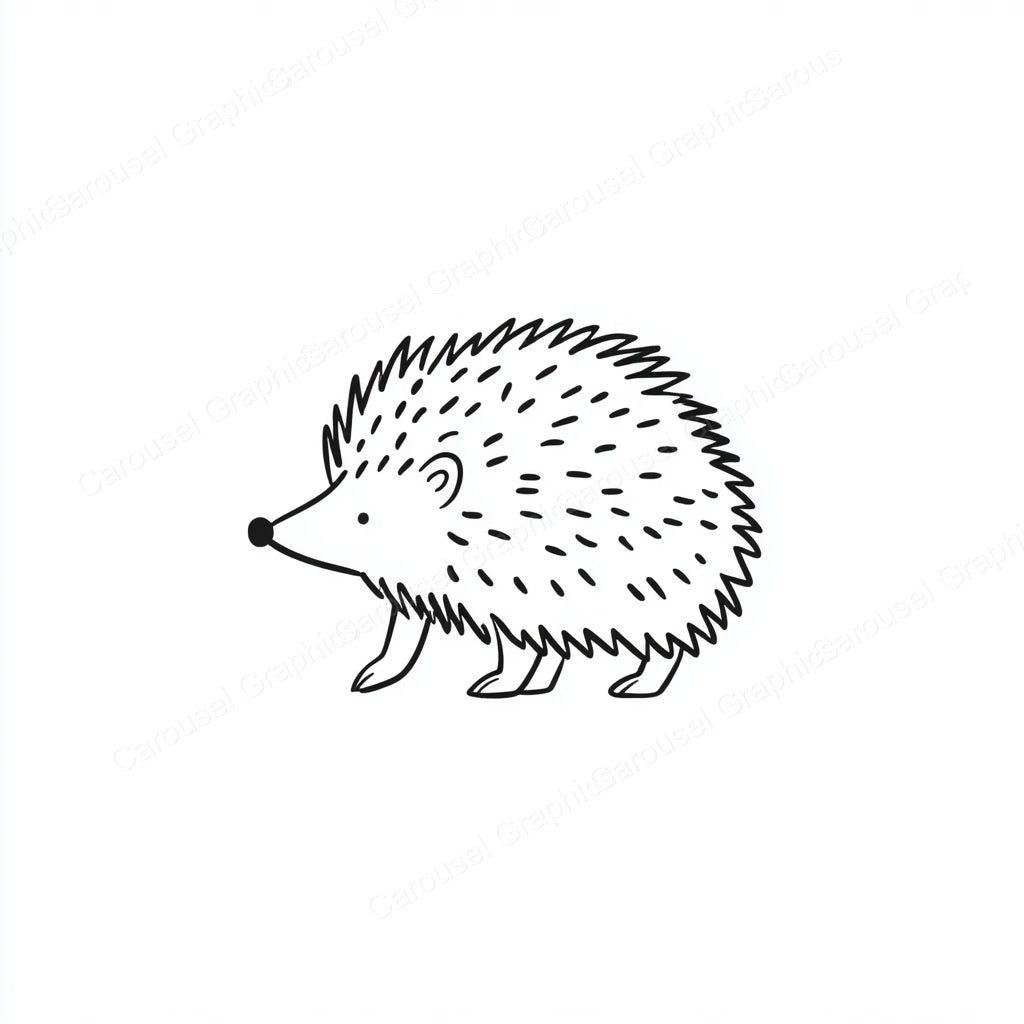 Porcupine Vector Graphic preview