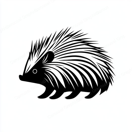 Porcupine Vector Graphic preview
