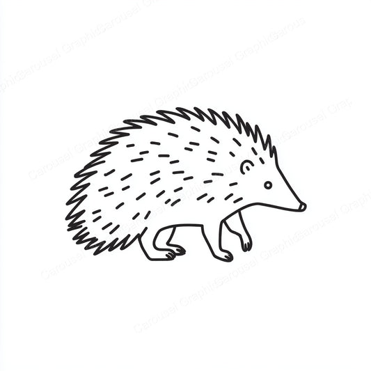 Porcupine Vector Graphic preview