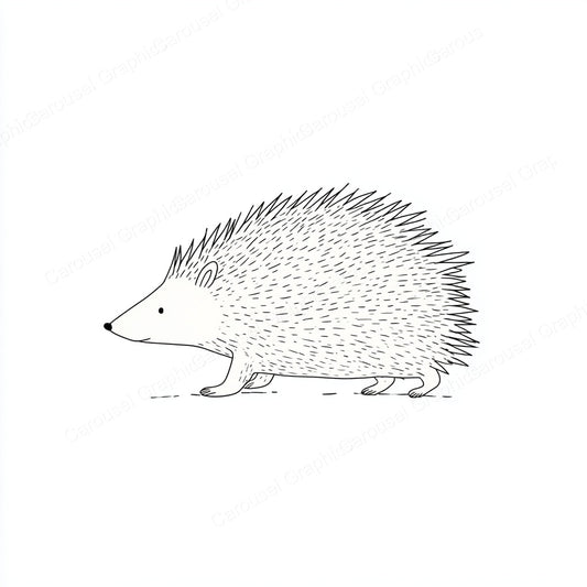 Porcupine Vector Graphic preview