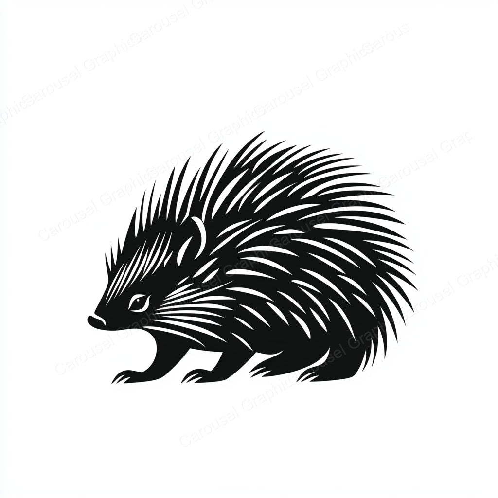 Porcupine Vector Graphic preview