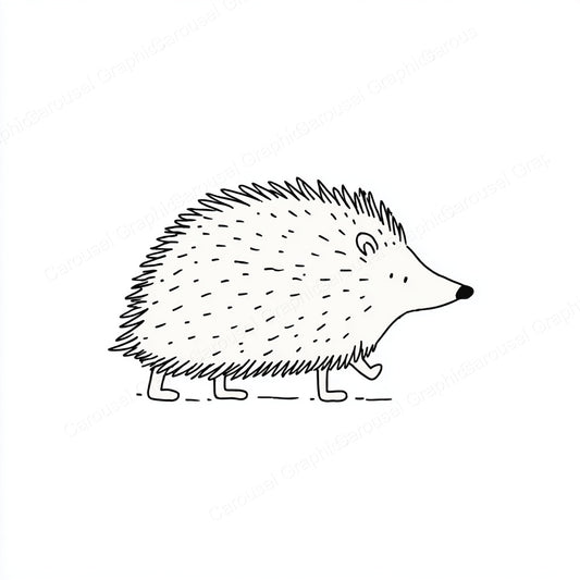 Porcupine Vector Graphic preview
