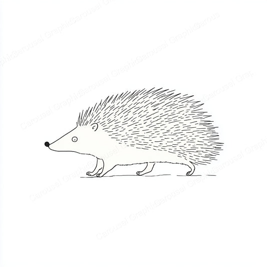 Porcupine Vector Graphic preview