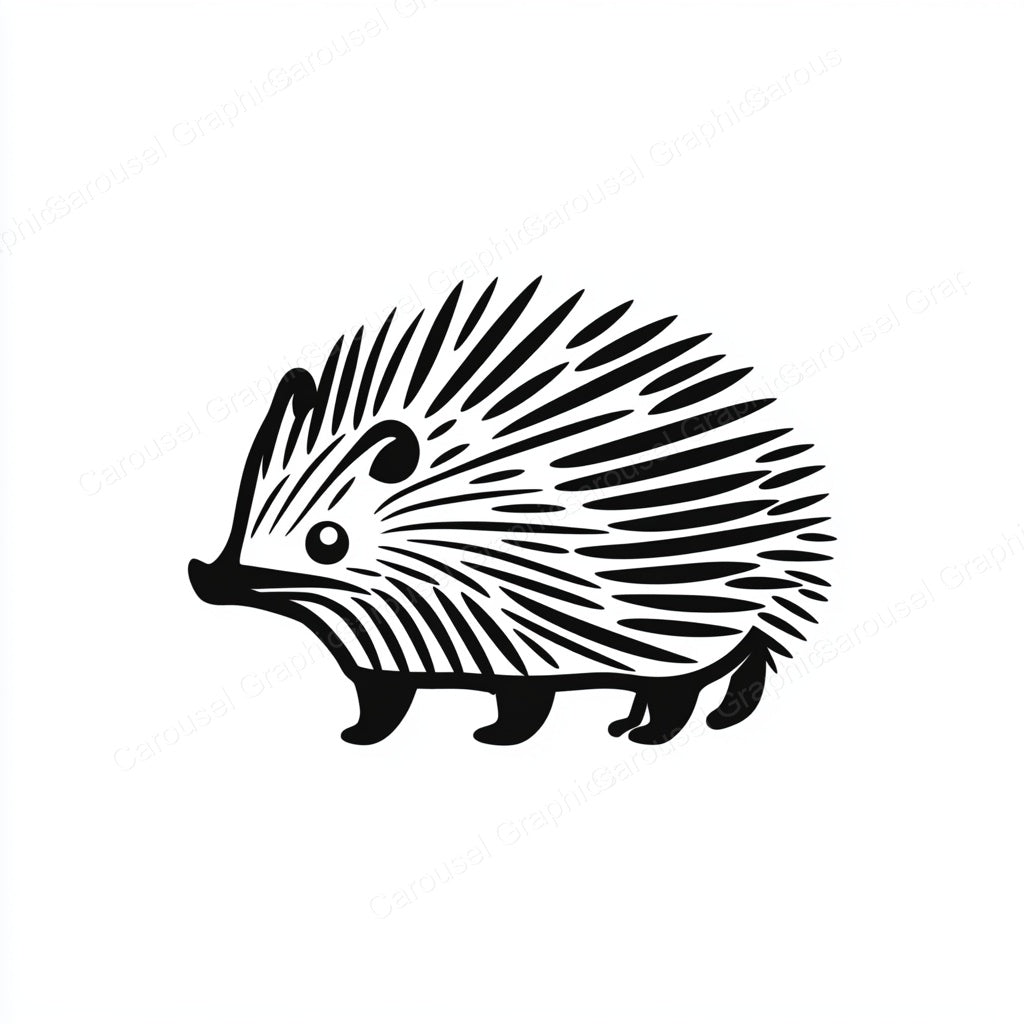 Porcupine Vector Graphic preview