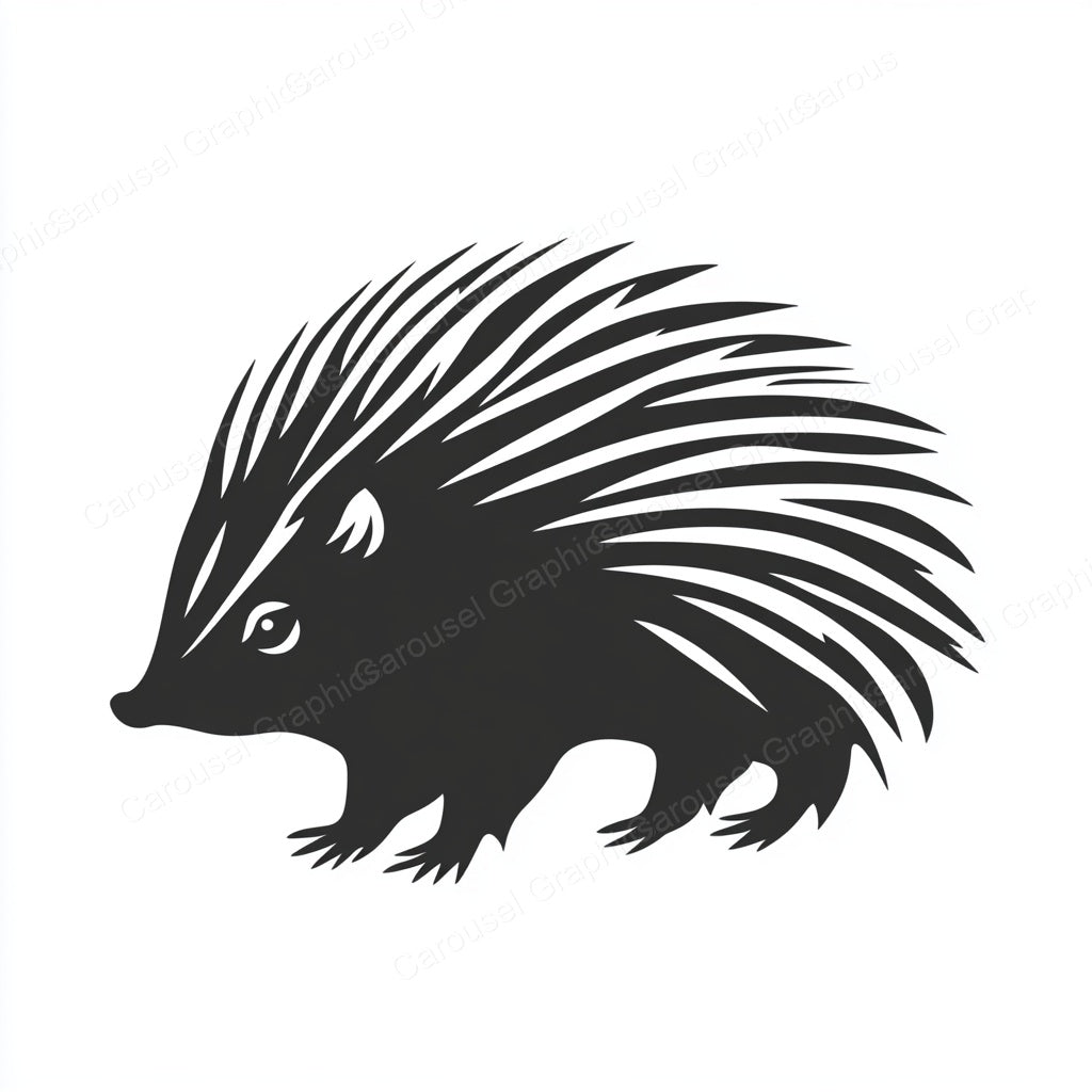 Porcupine Vector Graphic preview