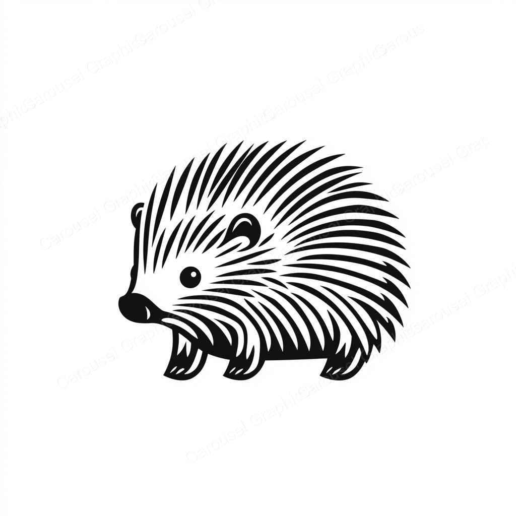 Porcupine Vector Graphic preview