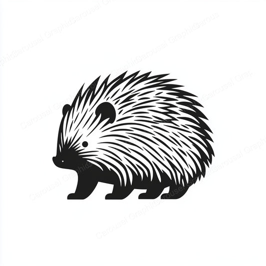 Porcupine Vector Graphic preview