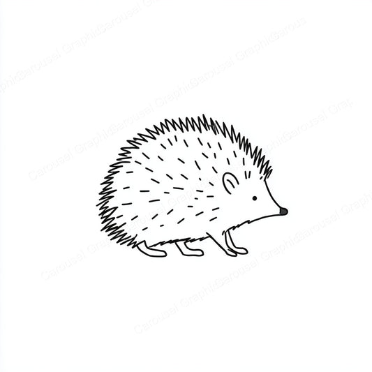 Porcupine Vector Graphic preview